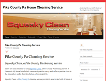 Tablet Screenshot of callsqueakyclean.com